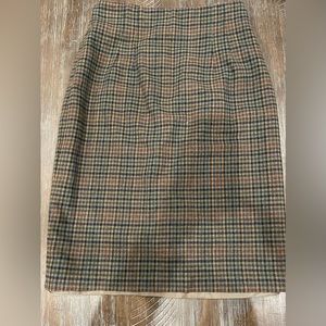 Vintage Plaid wool skirt from The Department Store